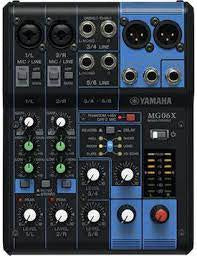 Yamaha MG06X 6-Channel Mixer with Effects