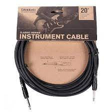 D'Addario Classic Series  20ft Instrument Cable