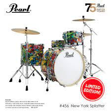 Pearl EXX Artisan 22"4pc Fusion Plus Kit W/Hardware 830 - Limited Edition NY Splater