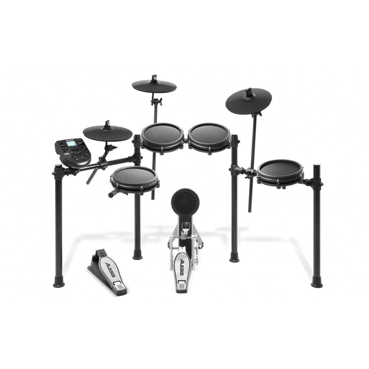 Alesis Nitro Mesh Eight Piece Electronic Drum Kit with Mesh Heads