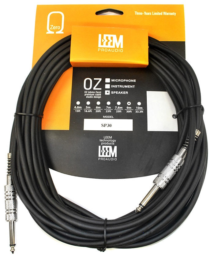 Leem 30Ft Speaker Cable