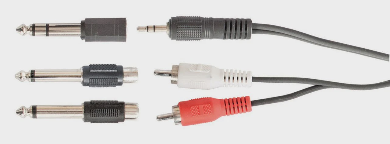 Australasian Cable Kit RCK1 (L/R Mono to Stereo 6.6")