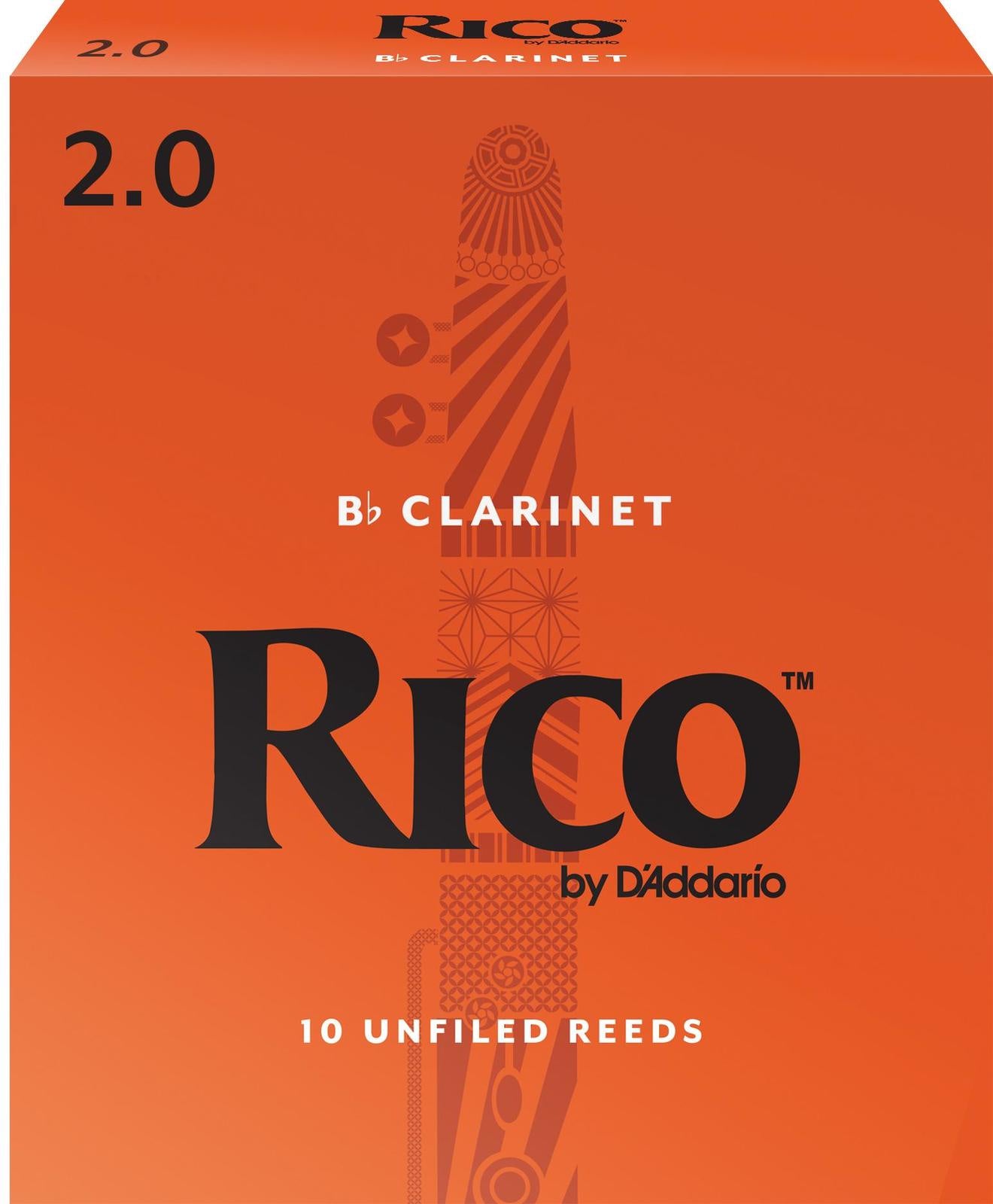 Rico Bb Clarinet Single Reed - 2.0