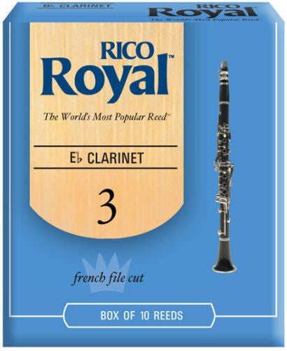 RICO ROYAL CLARINET SINGLE REED - 3.0